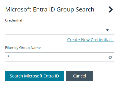 Add an Entra ID Group - Search Microsoft Entra ID