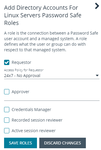 Assign Password Safe Role and Access Policy to User Group Using a Smart Group