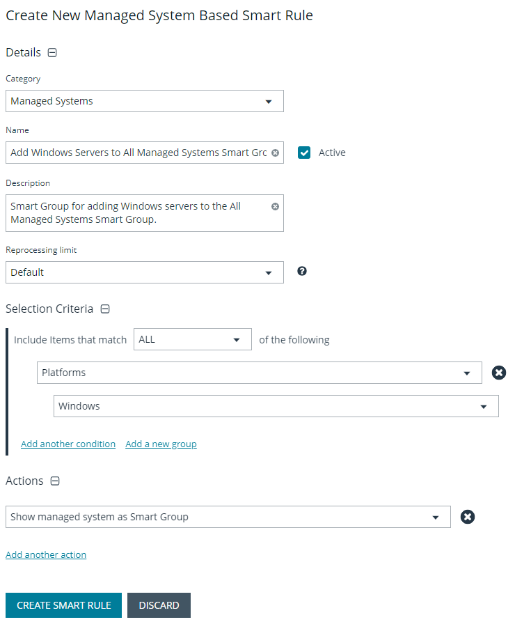 Create Managed System Smart Rule to grant system access to user groups.