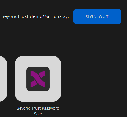 Arculix portal with Beyond Trust integration.